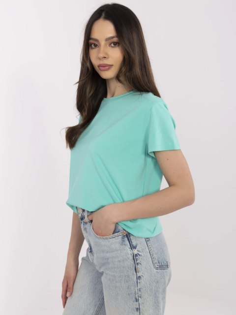 T-shirt CLM-TS-1640.87 turkusowy M