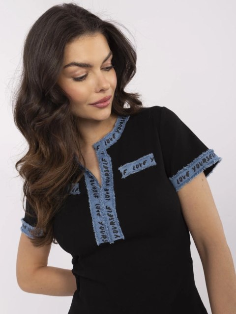 T-shirt NM-TS-V8295.35 czarny