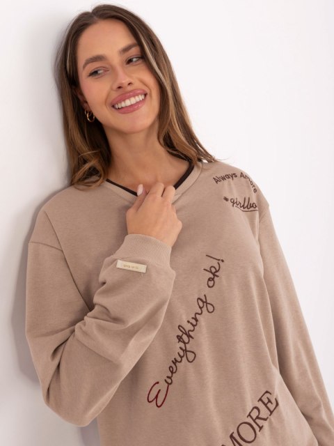 Bluza RV-BL-A968.00 beżowy