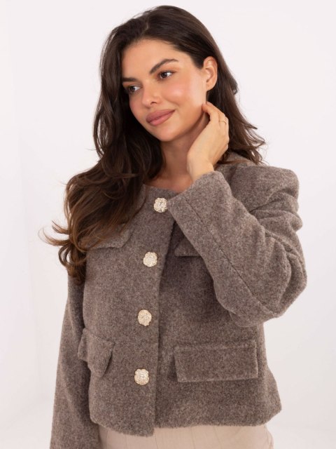Kurtka IT-KR-FL9586.64 ciemny bezowy S/M