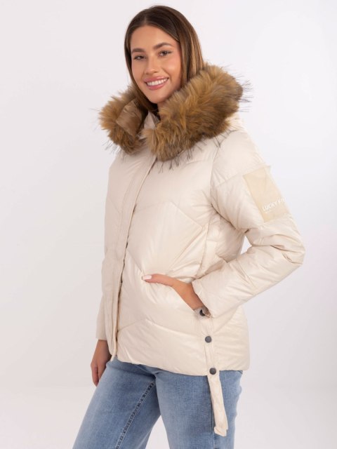Kurtka MBM-KR-856.98P jasny beżowy XL