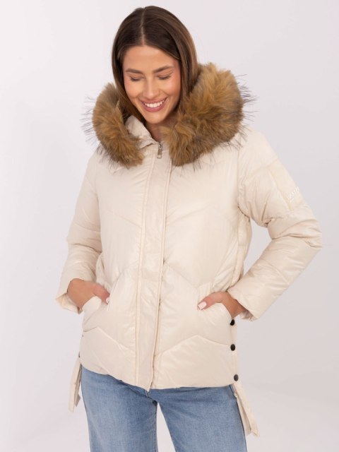 Kurtka MBM-KR-856.98P jasny beżowy L