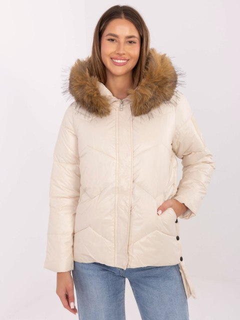 Kurtka MBM-KR-856.98P jasny beżowy M