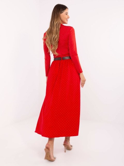 Spódnica DHJ-SD-19720-1.32 czerwony