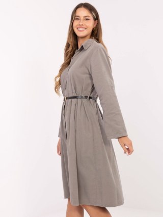 Sukienka MI-SK-92400.17 ciemny bezowy