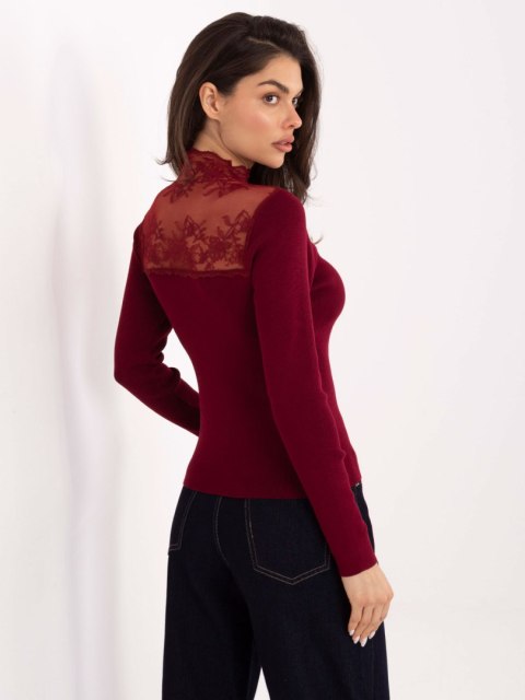 Sweter PM-SW-YIS1078.81 bordowy