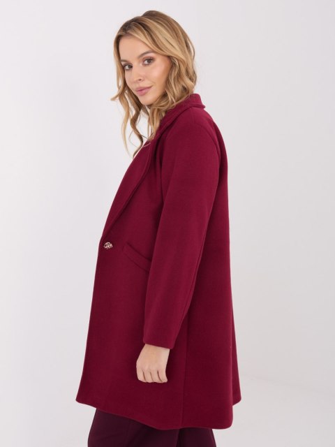Płaszcz IT-PL-20238.23 bordowy