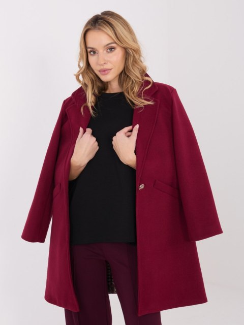 Płaszcz IT-PL-20238.23 bordowy