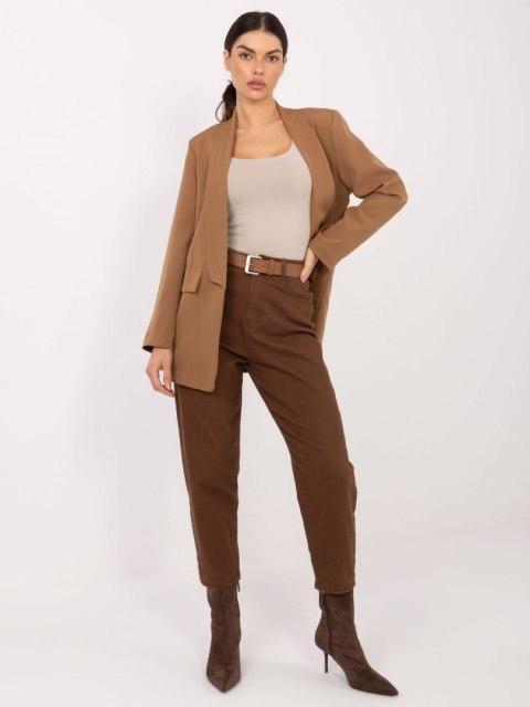 Spodnie jeans VM-SP-SK152-76.09 brązowy L