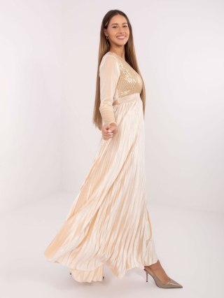 Sukienka IT-SK-16919.04P jasny beżowy