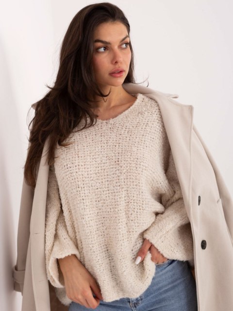 Sweter CH-SW-72630.79 jasny beżowy