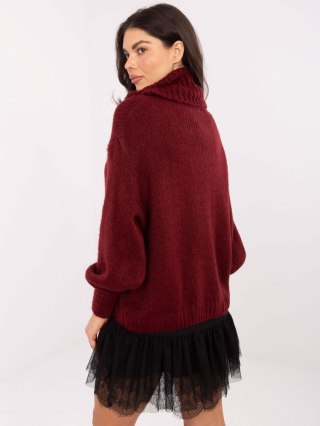 Sweter IN-SW-3176.26 bordowy