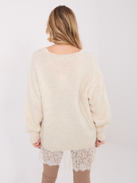 Sweter IN-SW-33681.05P jasny beżowy