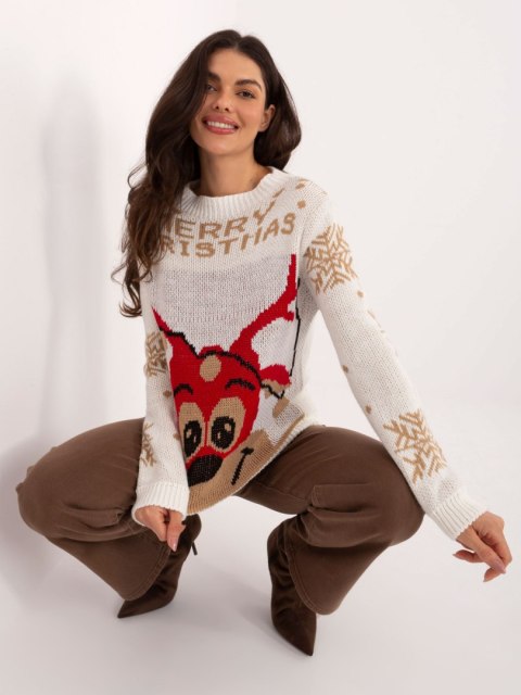Sweter MI-SW-19133.90 ecru