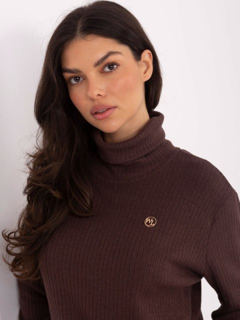 Sweter LK-SW-510184.01P brązowy M