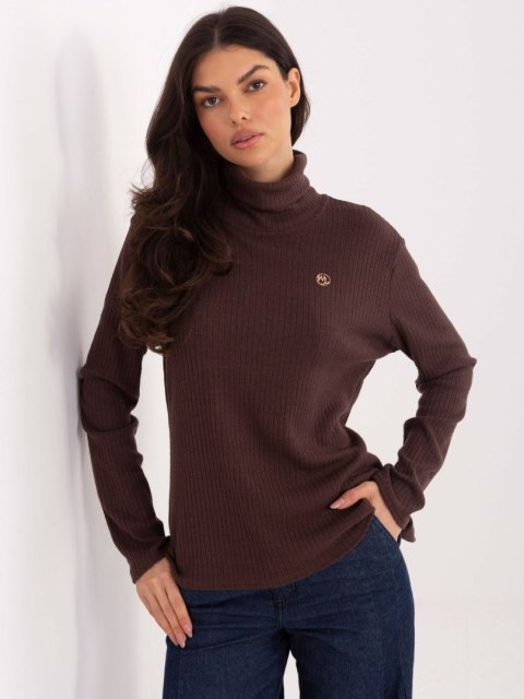 Sweter LK-SW-510184.01P brązowy S