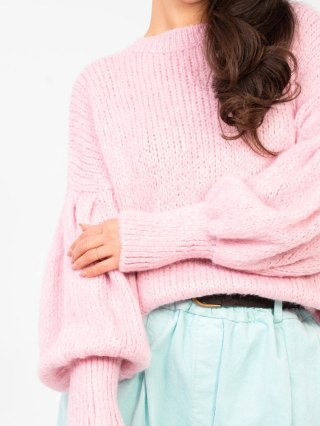 Sweter MI-SW-0302.18 jasny różowy
