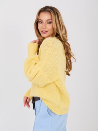 Sweter MI-SW-0302.18 jasny żółty