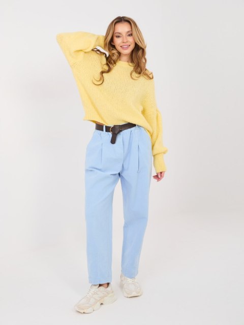 Sweter MI-SW-0302.18 jasny żółty