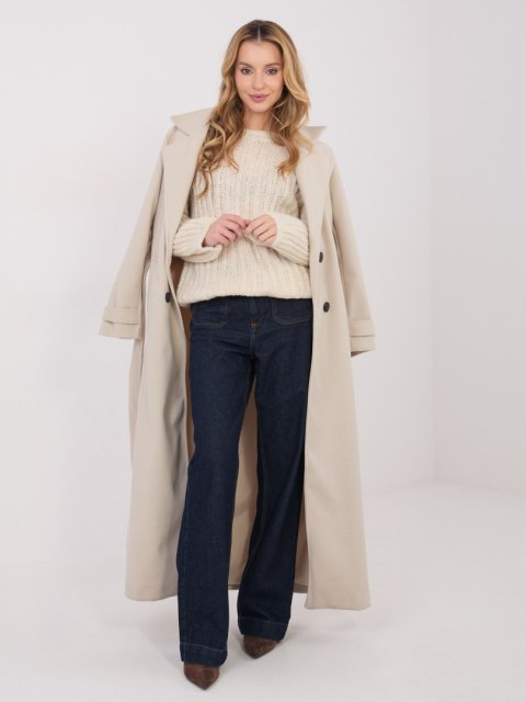 Sweter MI-SW-1215.97 jasny beżowy