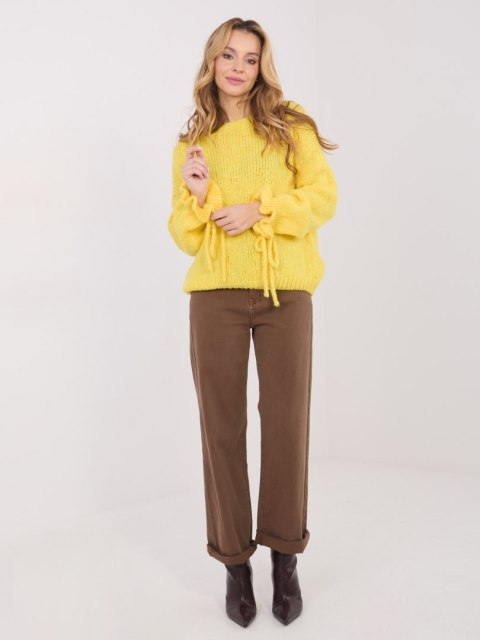 Sweter MI-SW-1512.28 żółty