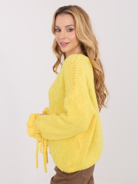 Sweter MI-SW-1512.28 żółty