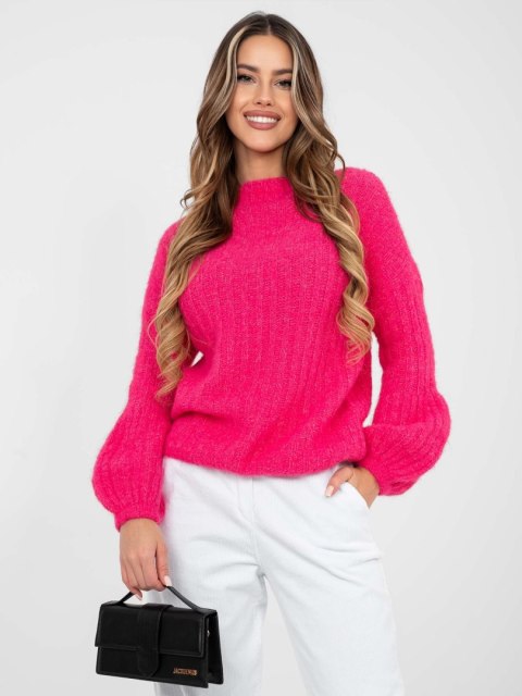Sweter MI-SW-9642.01 fuksjowy