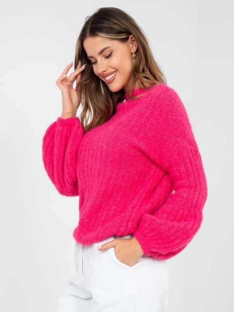 Sweter MI-SW-9642.01 fuksjowy