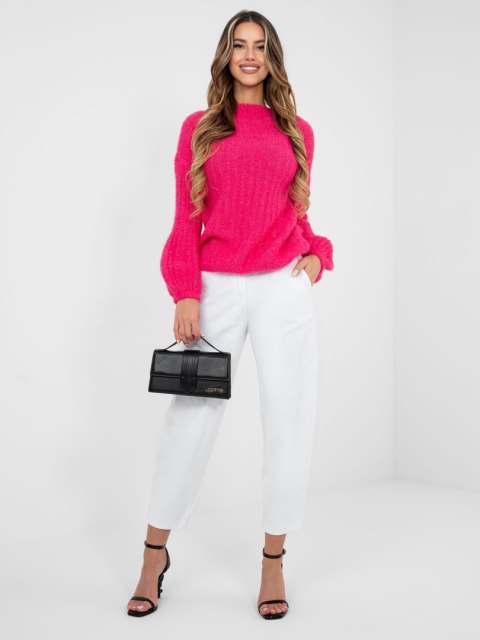 Sweter MI-SW-9642.01 fuksjowy
