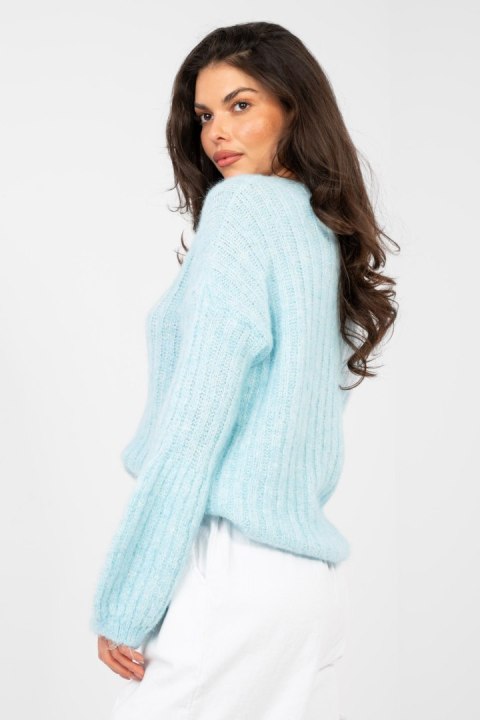 Sweter MI-SW-9642.01 jasny niebieski