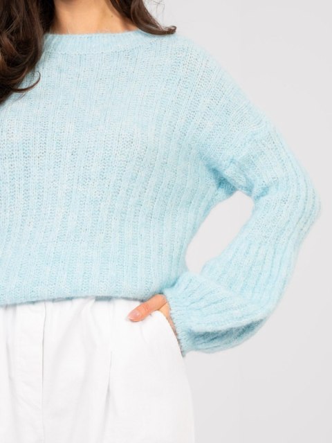 Sweter MI-SW-9642.01 jasny niebieski