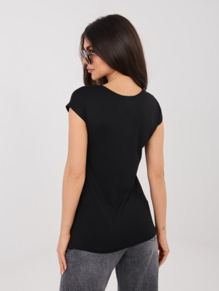 T-shirt D12041AH02570C czarny XXL