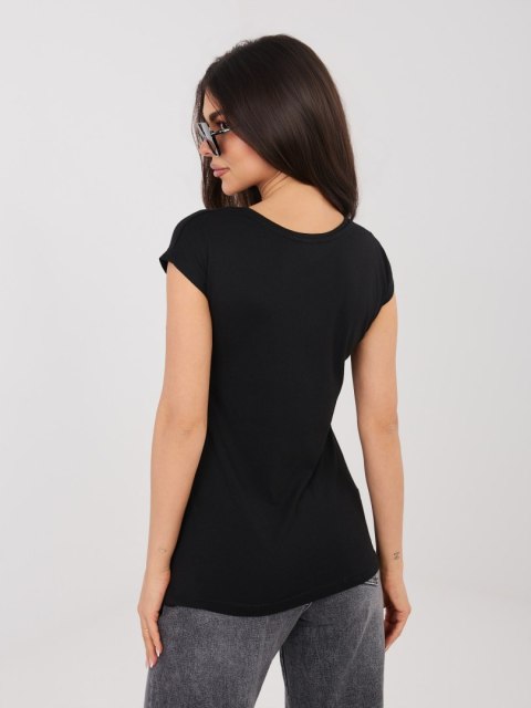 T-shirt D12041AH02570C czarny M