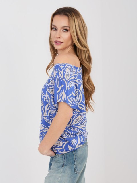 T-shirt D12110M02646E ciemny niebieski S