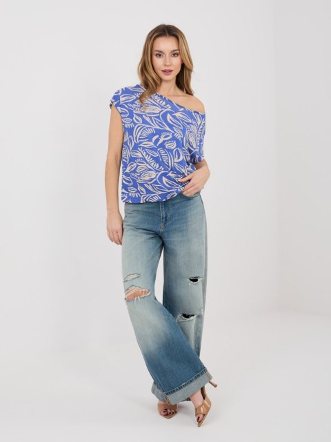 T-shirt D12110M02646E ciemny niebieski S