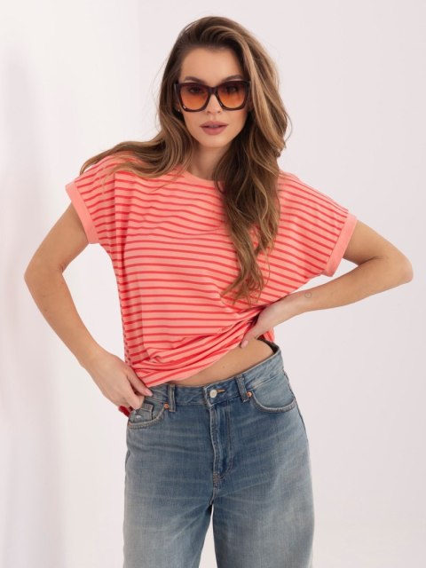 T-shirt RV-TS-A1125.85 brzoskwiniowy