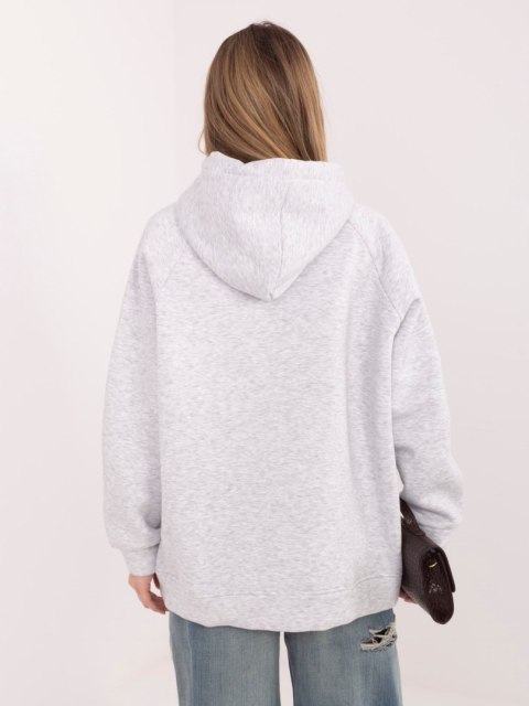 Bluza RV-BL-A1034.30 szary melanżowy
