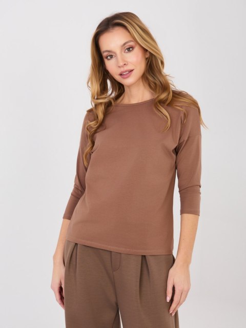 Bluzka RV-BZ-4661.40P jasny brązowy XL