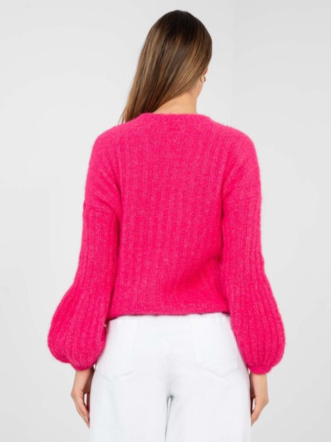 Sweter MI-SW-9642.01 fuksjowy