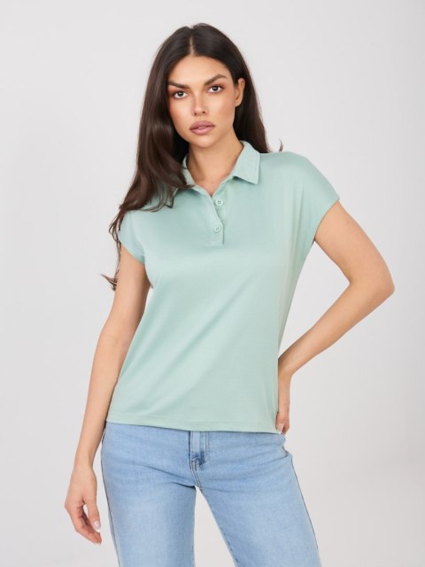 T-shirt D17029M02856A pistacjowy L