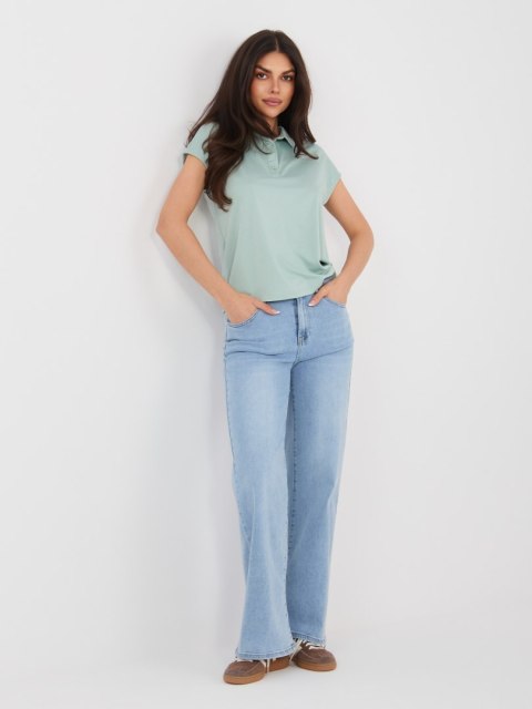 T-shirt D17029M02856A pistacjowy M