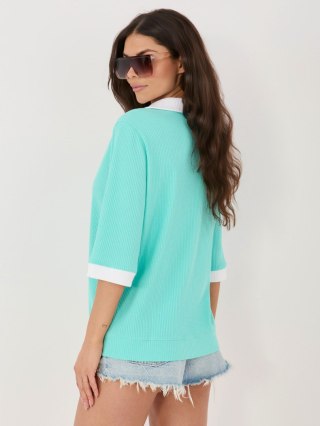 Bluzka LK-BZ-510218.02 mietowy M/L