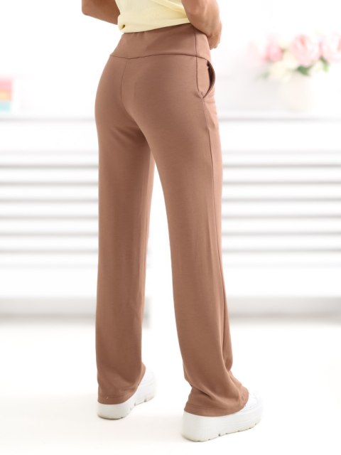Spodnie dresowe RV-DR-A1289.01 jasny brązowy S/M