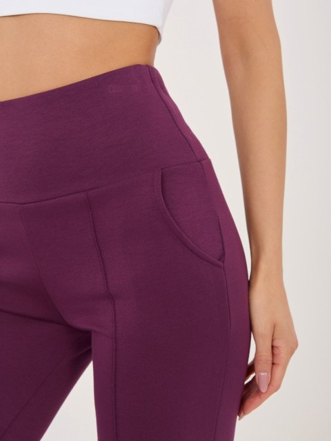 Spodnie dresowe RV-DR-A1289.01 ciemny fioletowy S/M