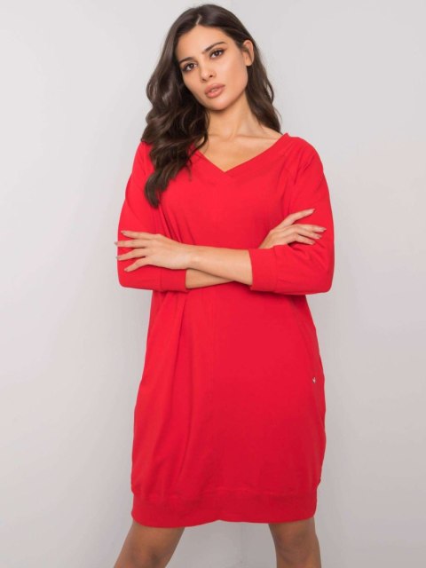 Sukienka RV-SK-7203.35P czerwony S/M