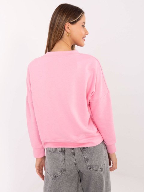 Bluza RV-BL-6670.14 różowy S/M