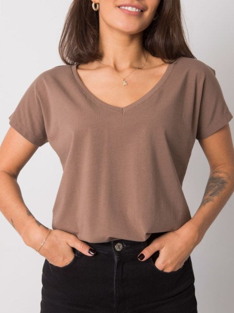 T-shirt RV-TS-4832.11P brązowy XL
