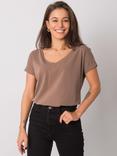T-shirt RV-TS-4832.11P brązowy XL