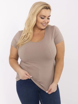 T-shirt RV-TS-A556-1.17 ciemny bezowy 2XL