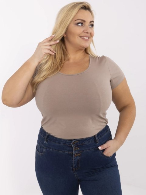 T-shirt RV-TS-A556-1.17 ciemny bezowy XL
